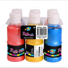 720ml Promotion Kids Art 6 couleurs acrylique Puffy peint meilleure peinture